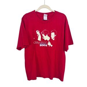 Vintage y2k Clay Aiken tour 2004 size L t shirt Gildan ultra cotton heavy weight